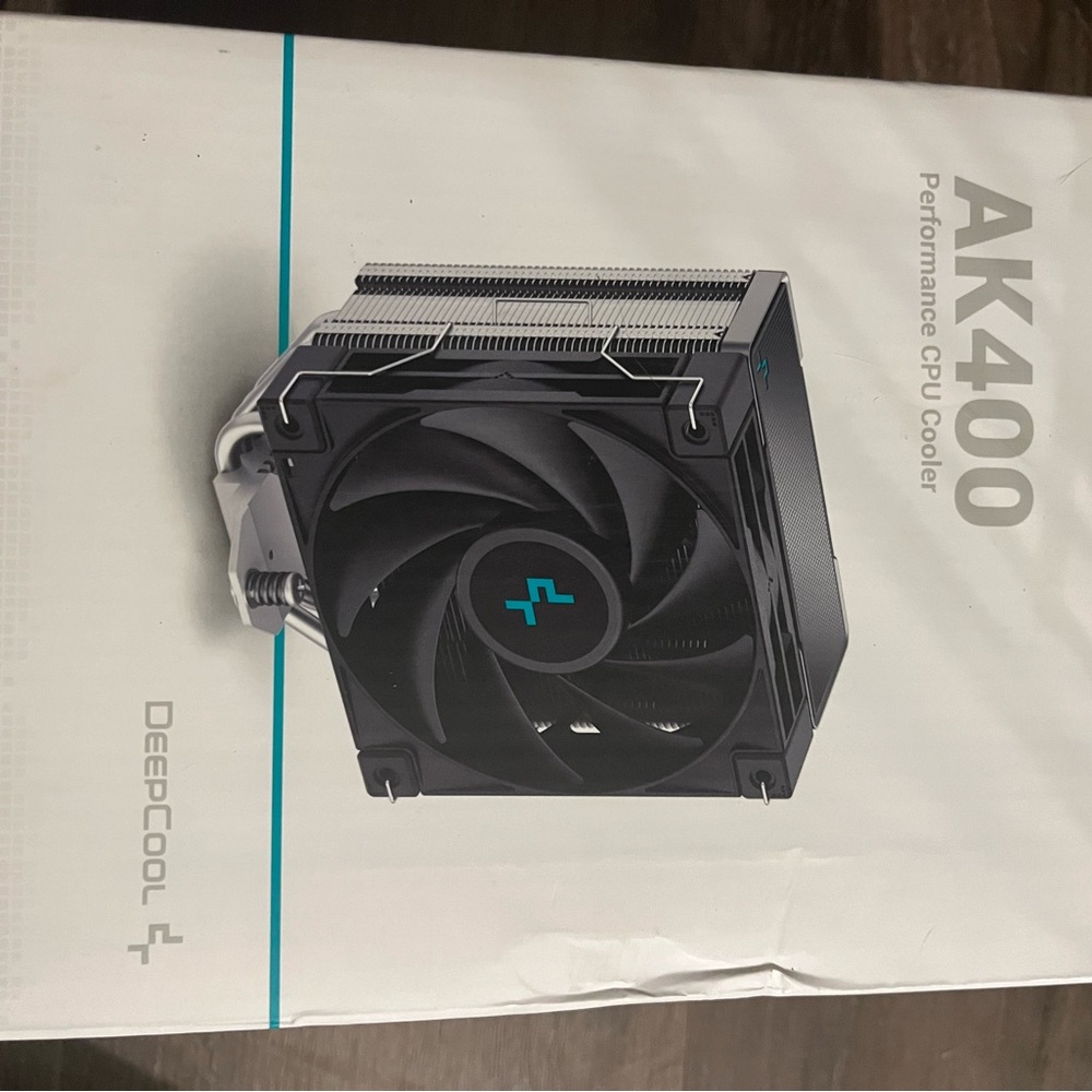 Black CPU Air Cooler with Single Tower Design